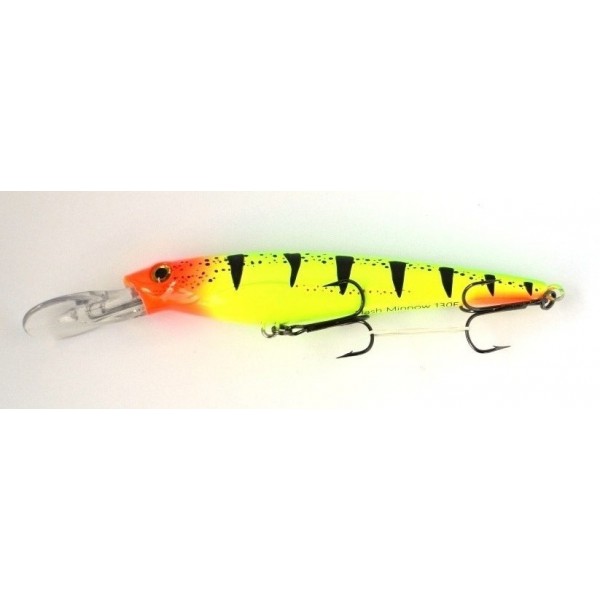 Воблер на хижу рибу, EOS Flash Minnow F, 130мм, вага 26,5гр, заглиблення 2,0-3,0м, колір №074